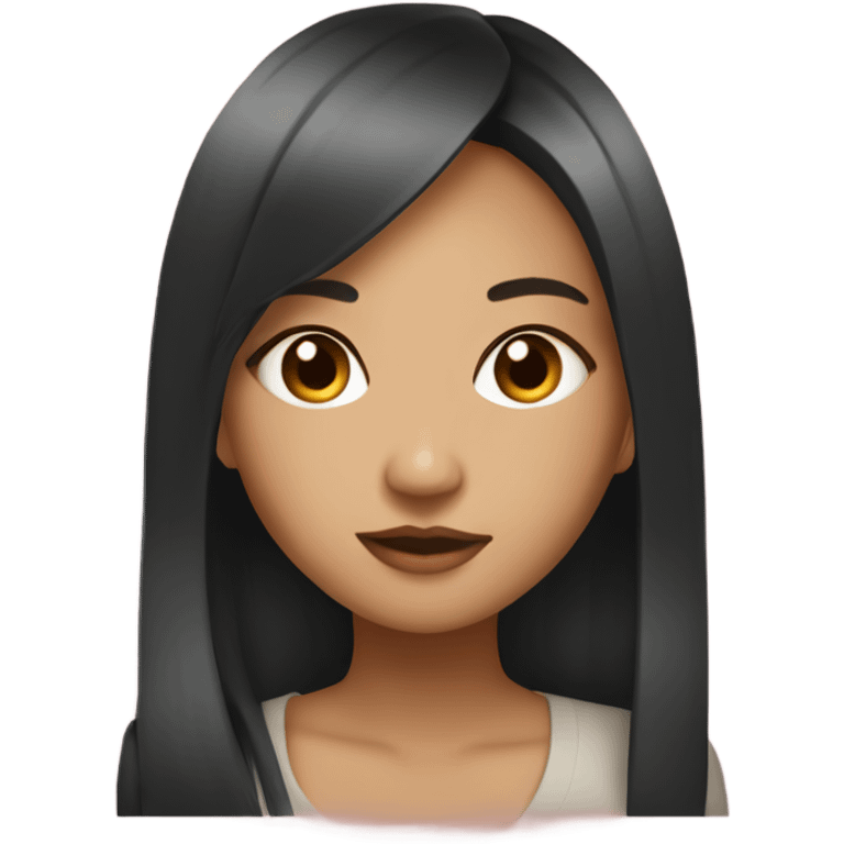 boujee asian girl emoji