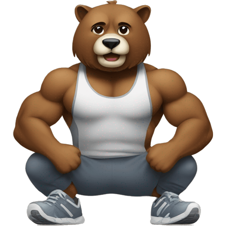 Animal in gym emoji