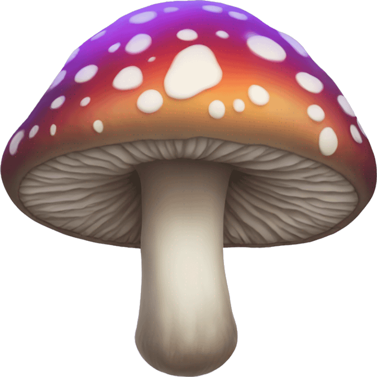 Trippy mushroom emoji