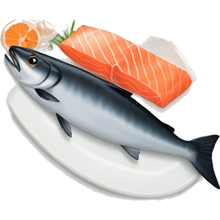 sashimi salmon  emoji