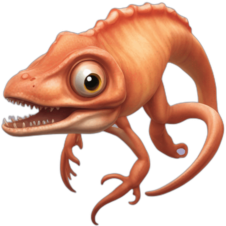 tyrannosaurus rex squid emoji