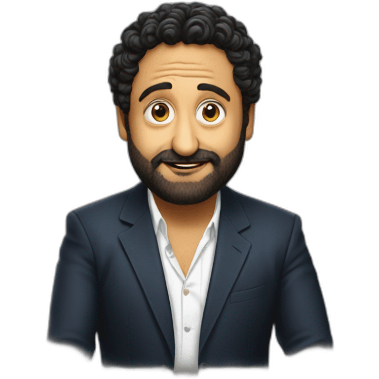 Cyril Hanouna presenting emoji