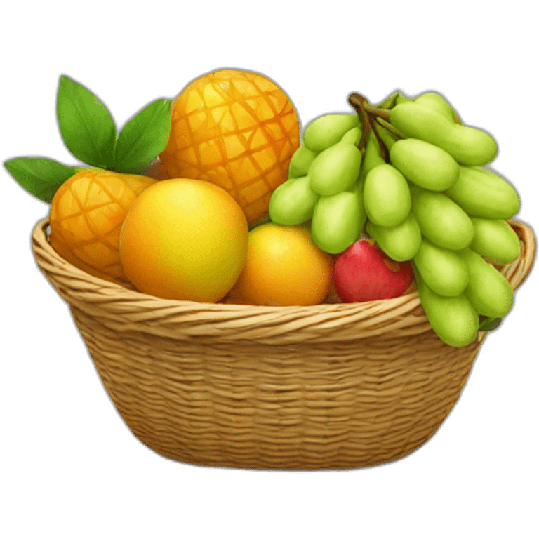 Fruit basket emoji