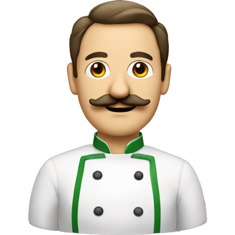 A Italian chef with a moustache emoji