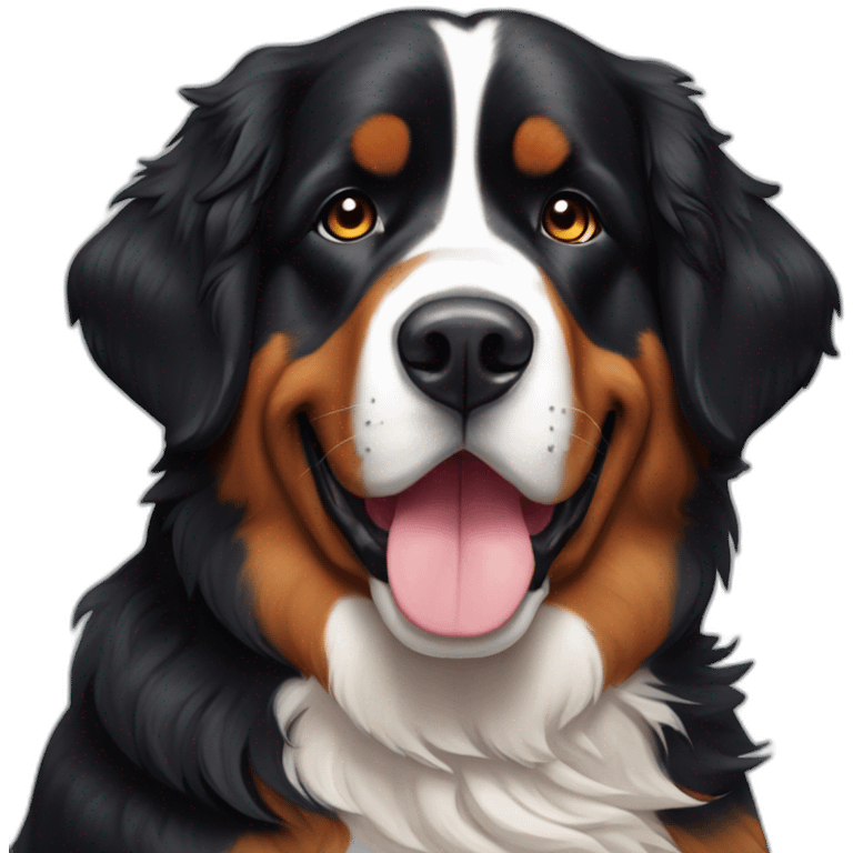 pumpkin bernese mountain dog emoji