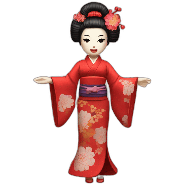 geisha girl doll emoji