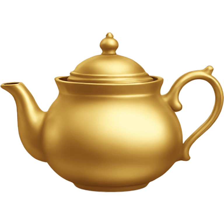 golden tea pot emoji