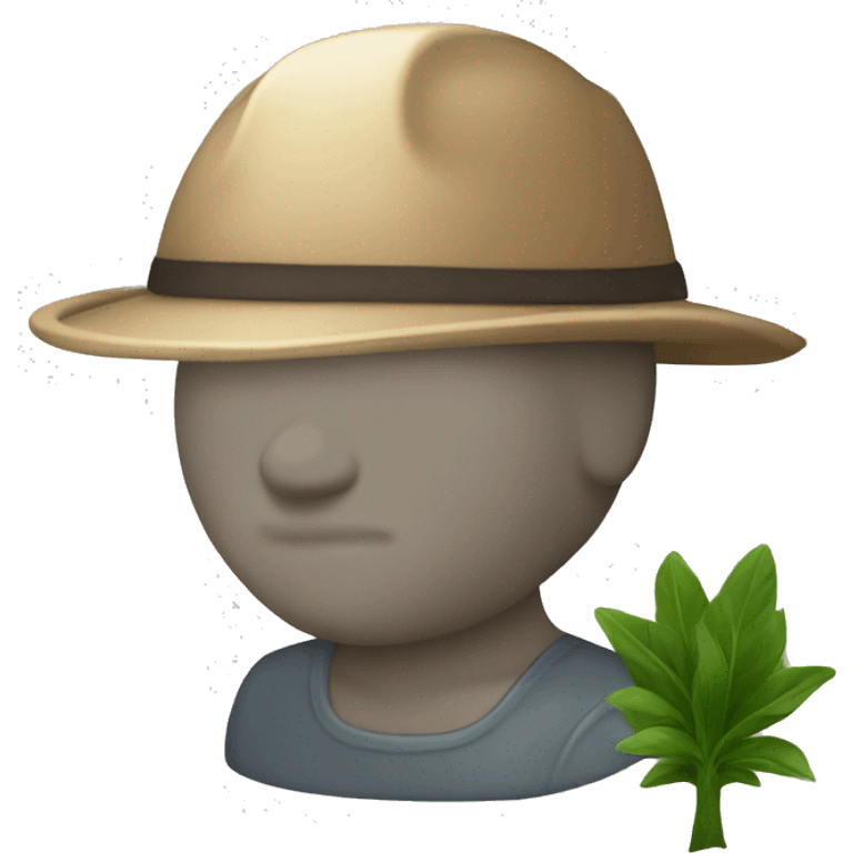 gardener pith helmet emoji