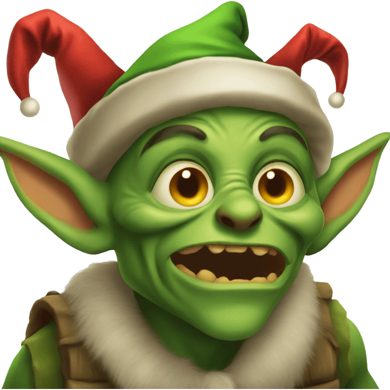 Christmas goblin emoji