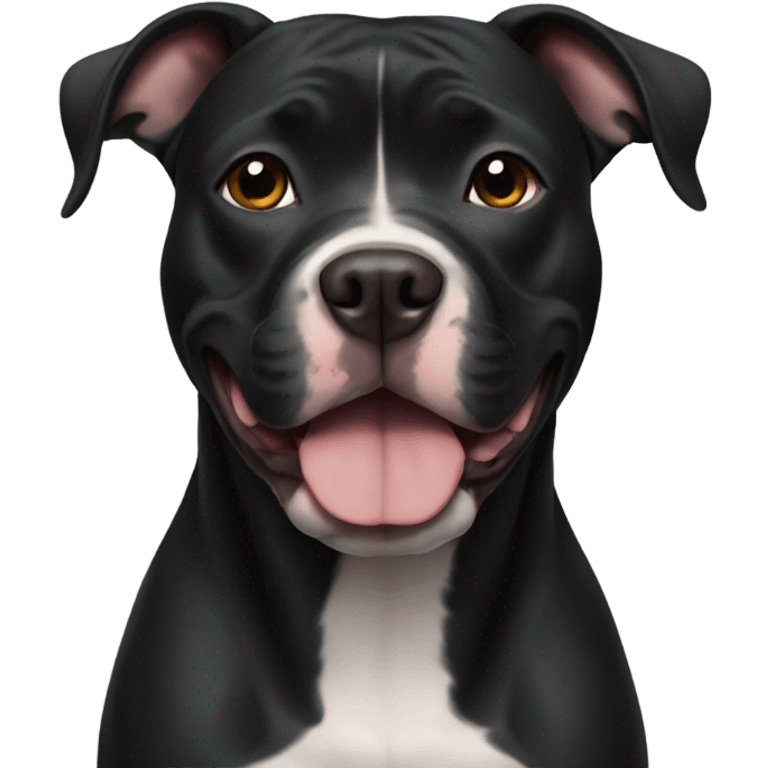 Black pitbull emoji