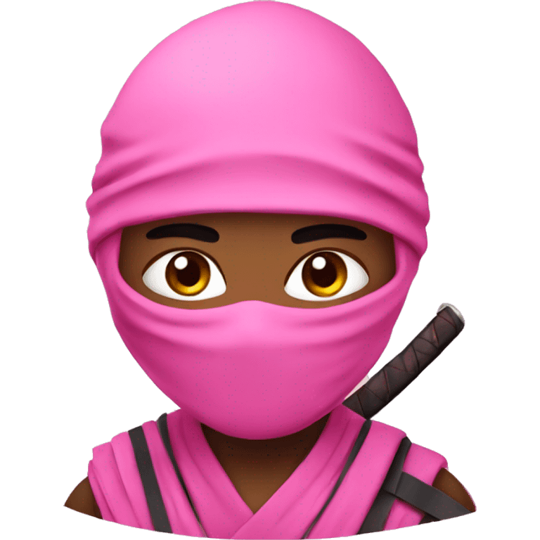 pink cute ninja  emoji