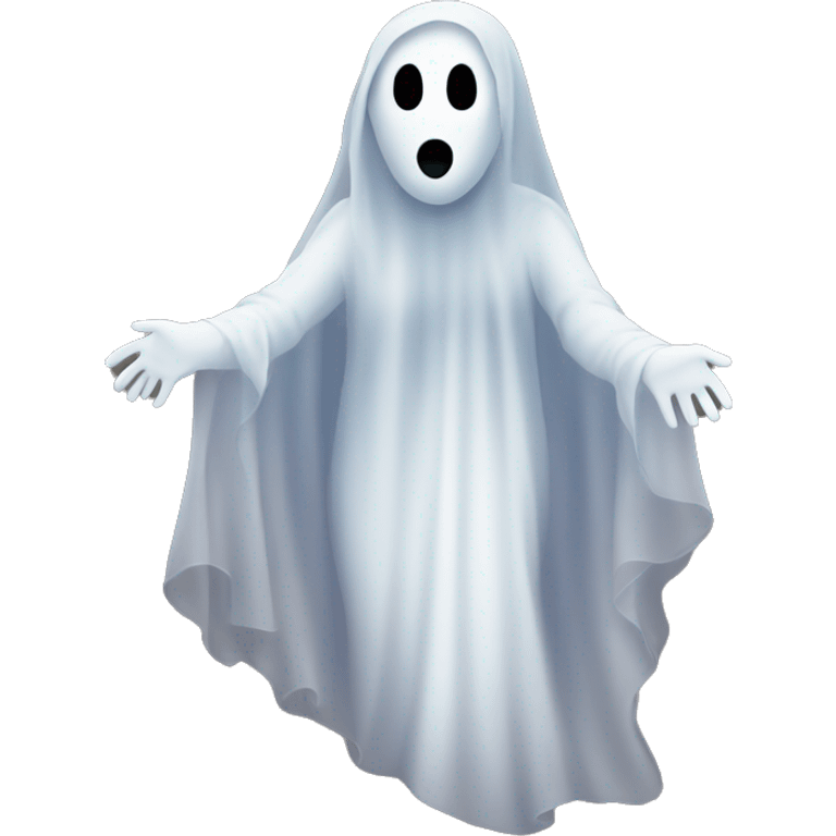 Ghost leaving woman’s body emoji