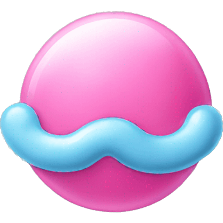 Bubble gum emoji