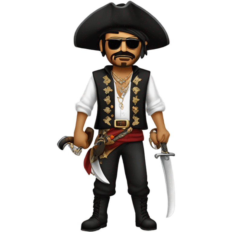 Mexican cholo pirate gangste emoji