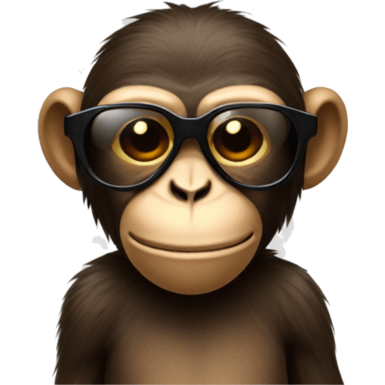 monkey with sunglasses emoji