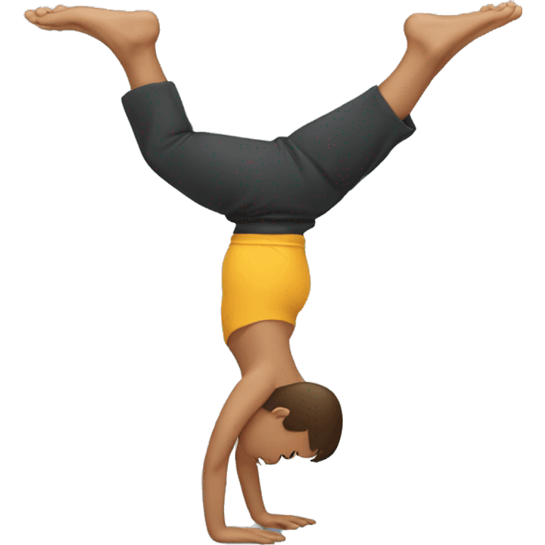 Person doing a Handstand  emoji