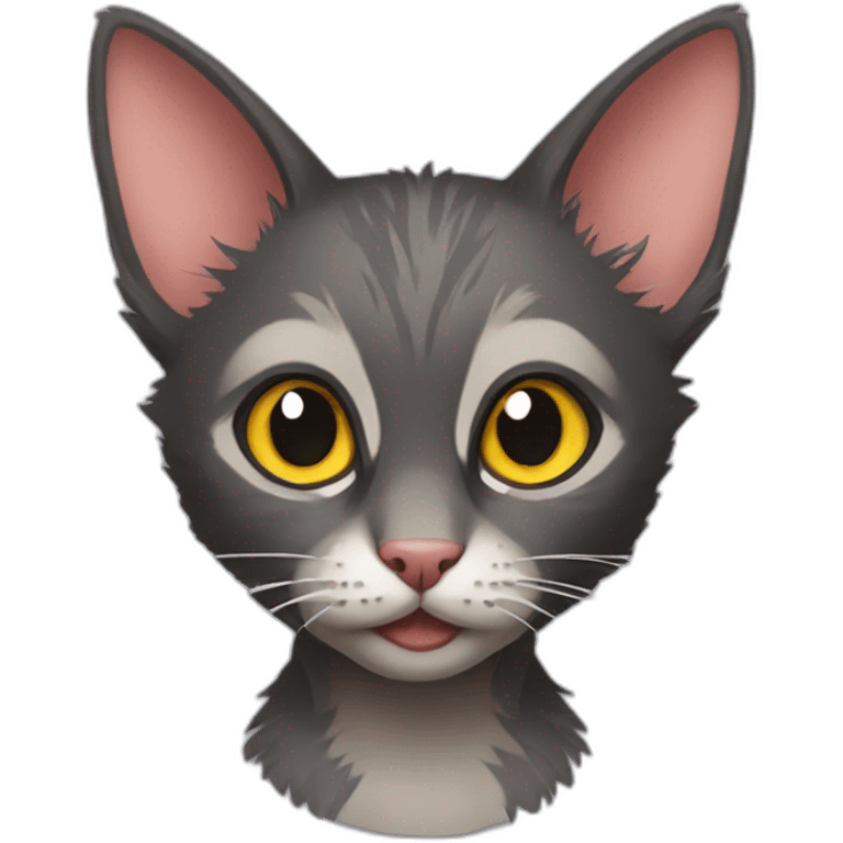 cat lykoi emoji