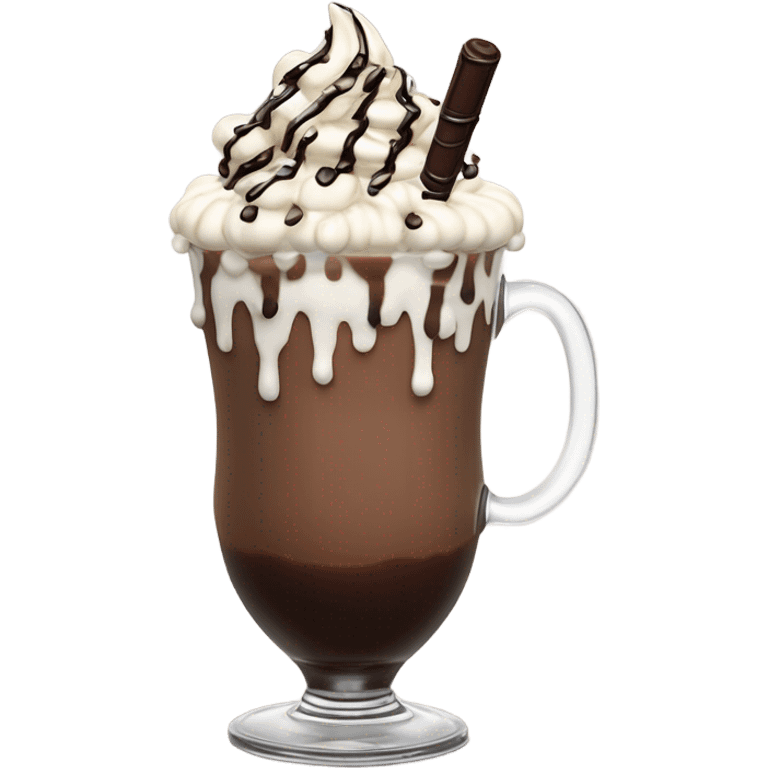 chocolate bobble tea milkshake emoji