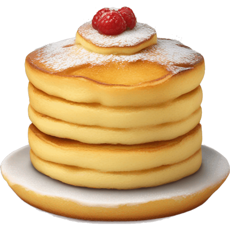 Souffle pancake emoji