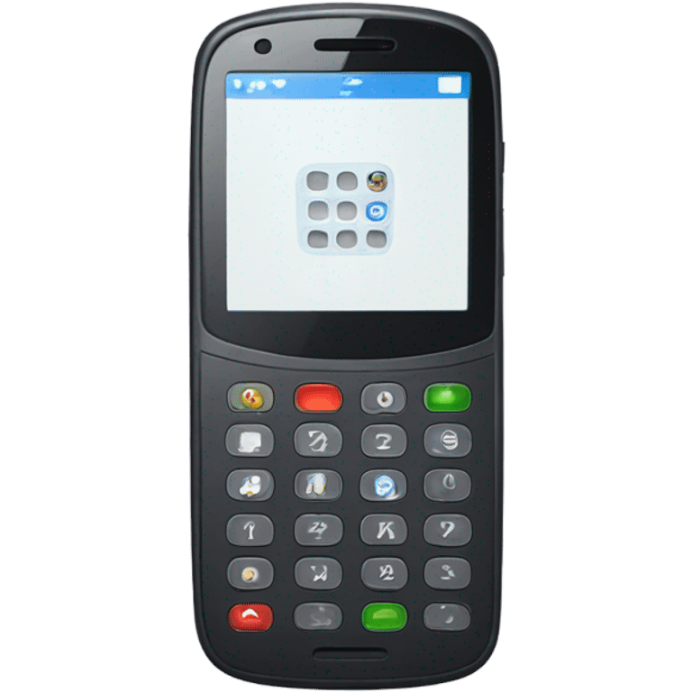 mobile Phone front view emoji