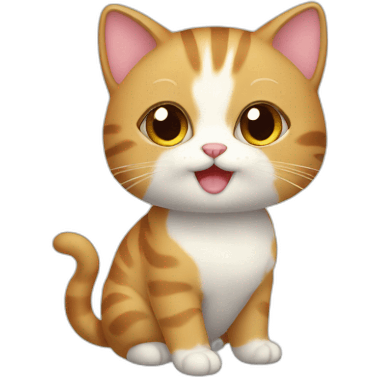 cute cat kawaie emoji