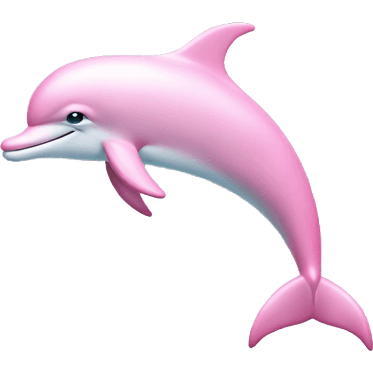 Pastel-pink-colors-dolphin emoji