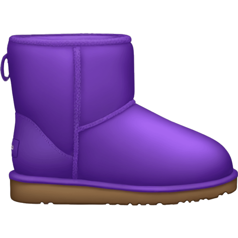 Purple Ugg boots emoji