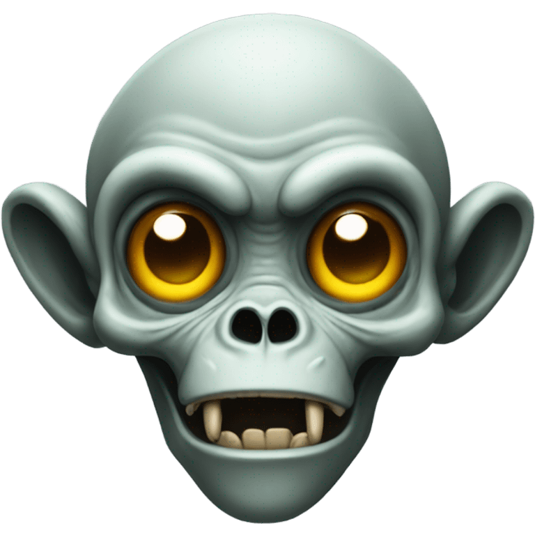 Skull alien monkey emoji