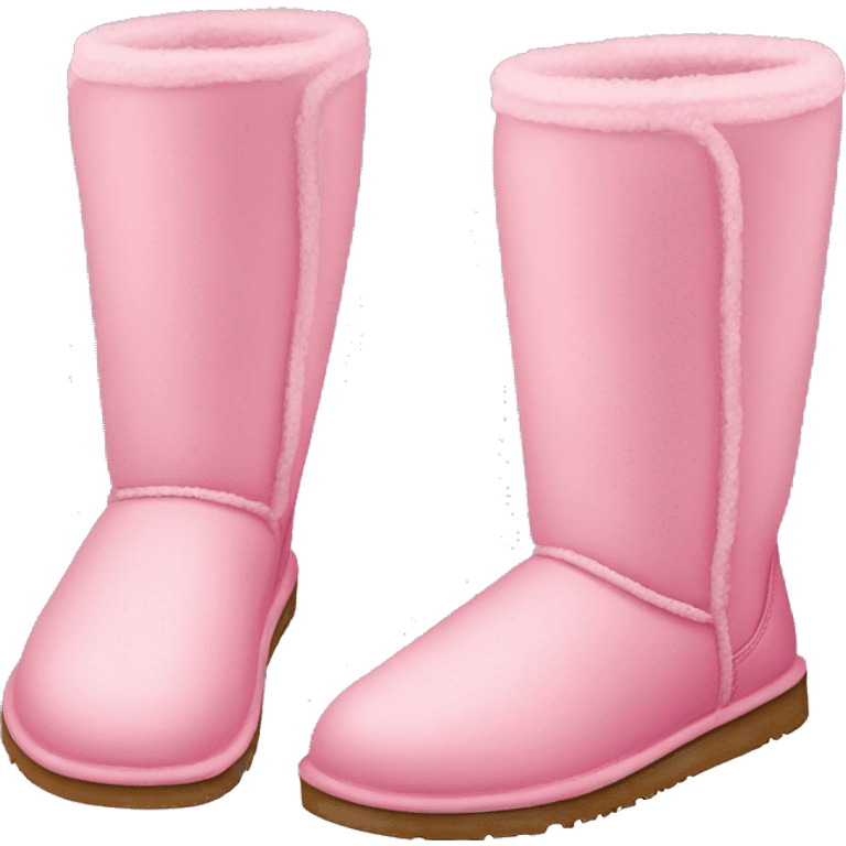 Ugg pink boots emoji