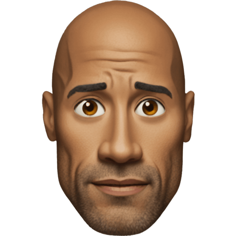 the rock meme emoji