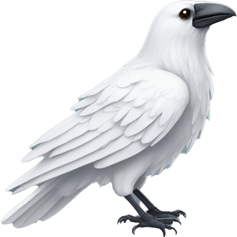 White raven emoji