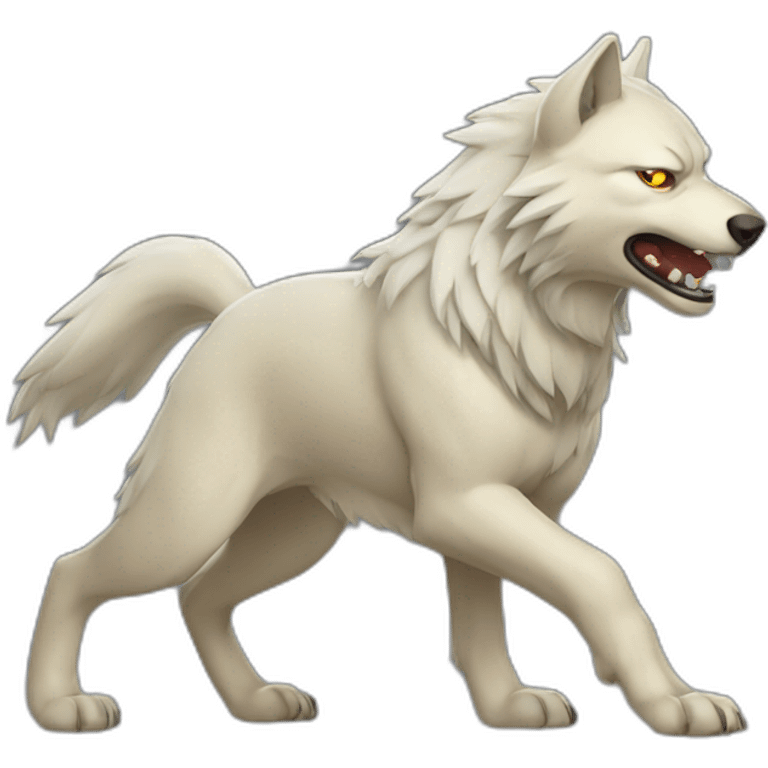 Battle Wolf emoji