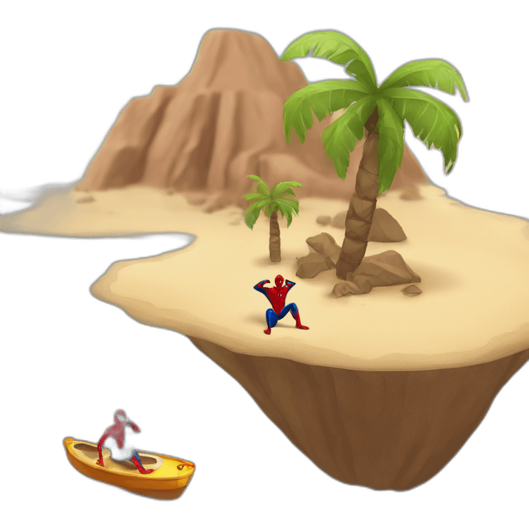 desert-island-with-fat-spiderman emoji