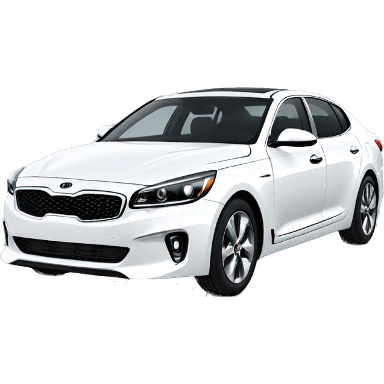 white Kia K5 2025 emoji