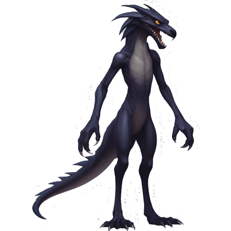 Edgy Eldritch Vernid-Sergal full body emoji