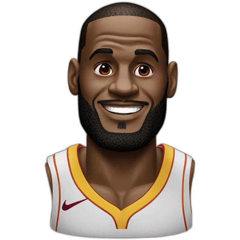 Lebron james agarrando jarrón de cerámica  emoji