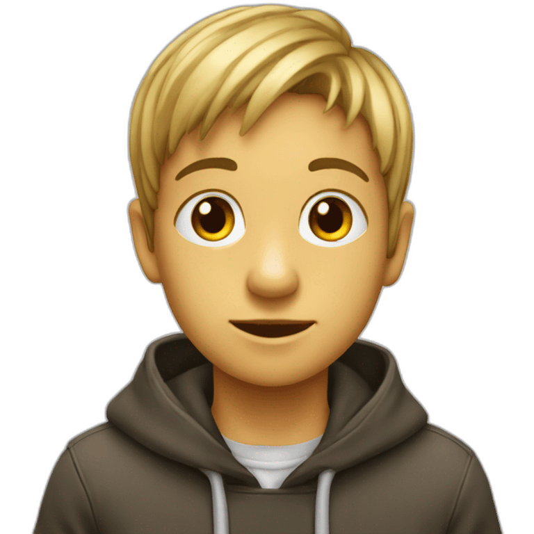 enfant dans une piece fermer emoji