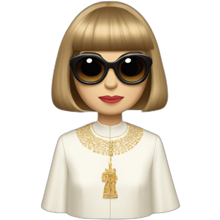 Anna wintour pope emoji