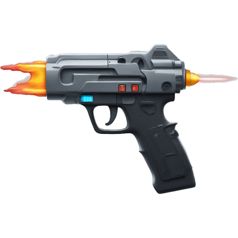 Laser gun  emoji