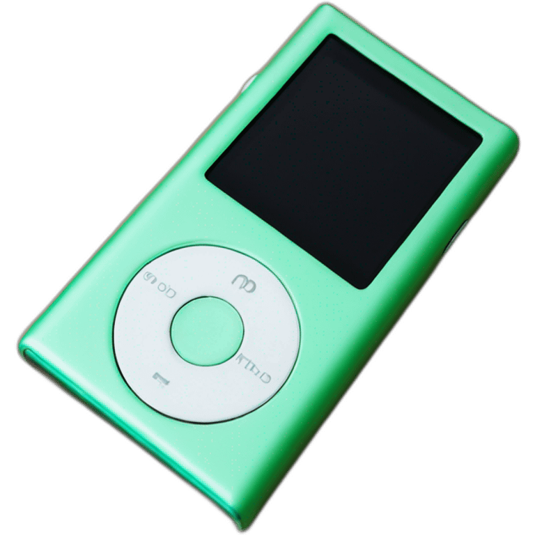 iPod nano 3rd generation mint green emoji