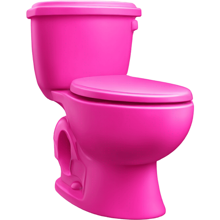 Pink toilet  emoji