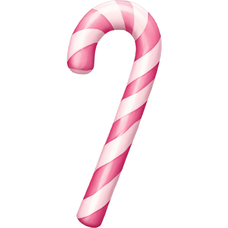 Light pink candy cane  emoji