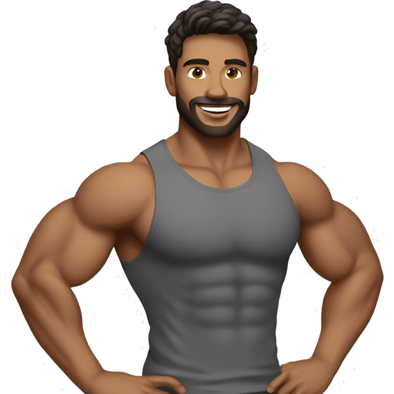 fitness trainer male emoji