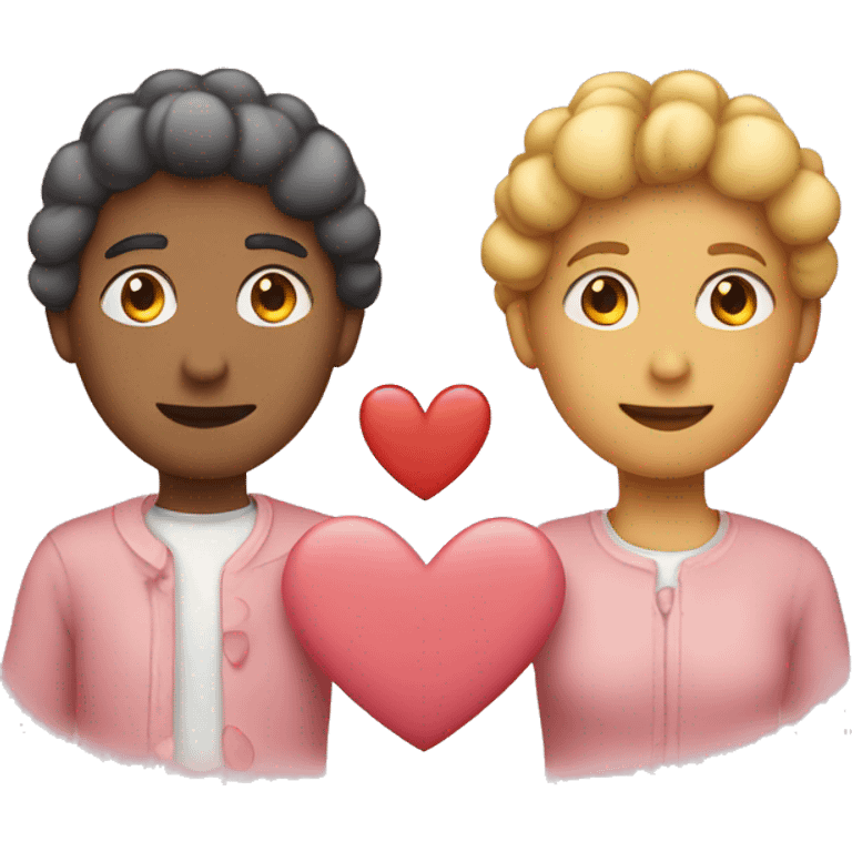 Symbols-Hearts-couple-coloured-pastel-shade emoji