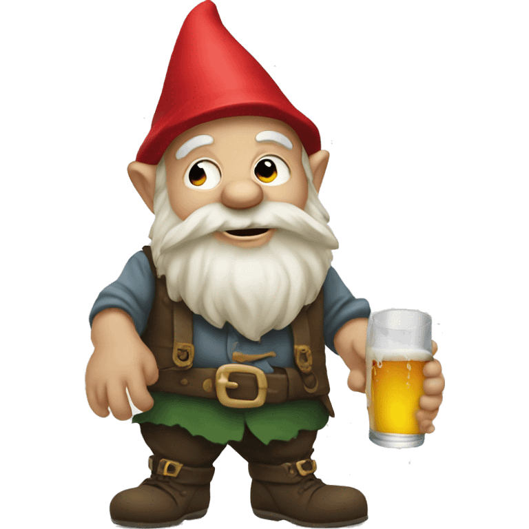 Drunk gnome emoji