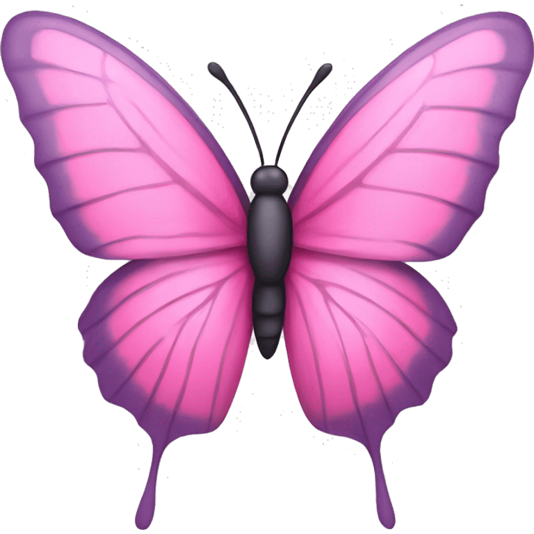 pink butterfly emoji