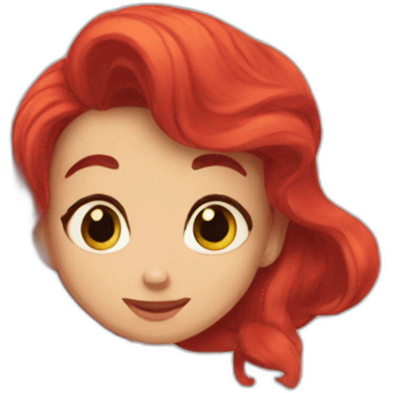 Ariel petite sirène emoji