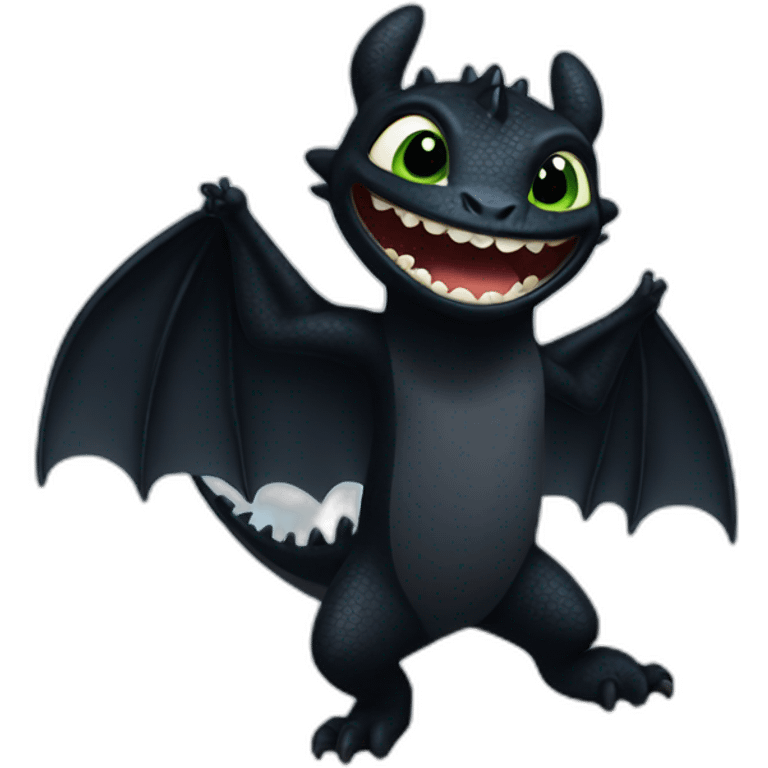 Dancing Toothless  emoji