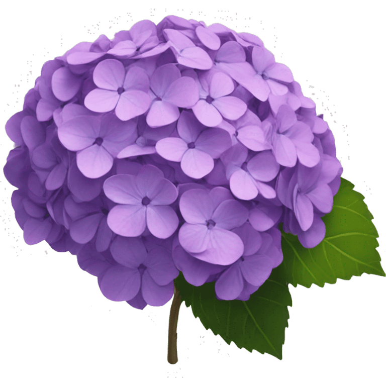 Purple hydrangea  emoji