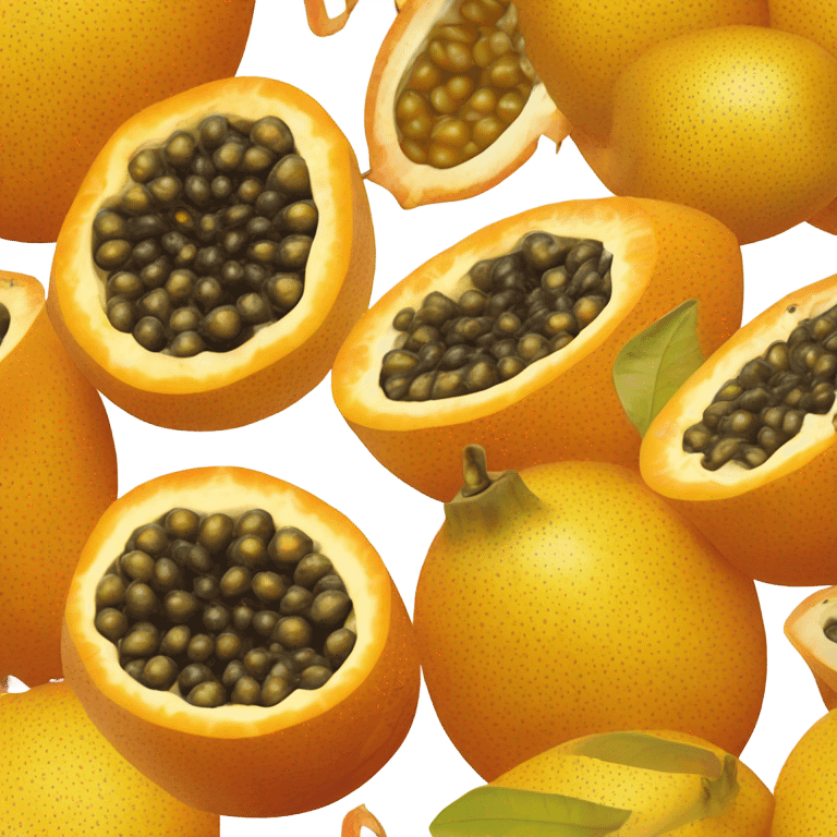 Passion fruit  emoji